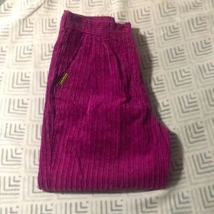 Vintage Corduroy Plum Pants